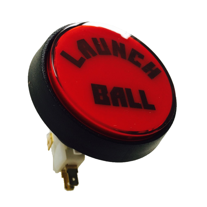 Launch Ball Button Red 20-9663-B-4 • Ministry of Pinball